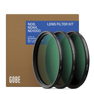 Фільтр ND Gobe 49mm (ND8, ND64, ND1000) - Комплект