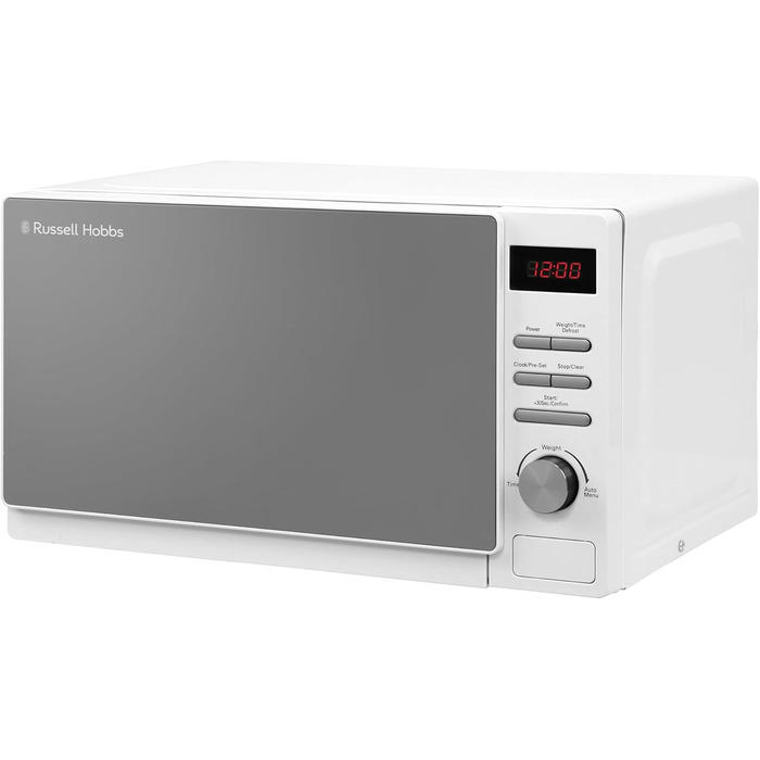 Мікрохвильова піч Russell Hobbs RHM2079A, 20 л, 800 Вт, біла