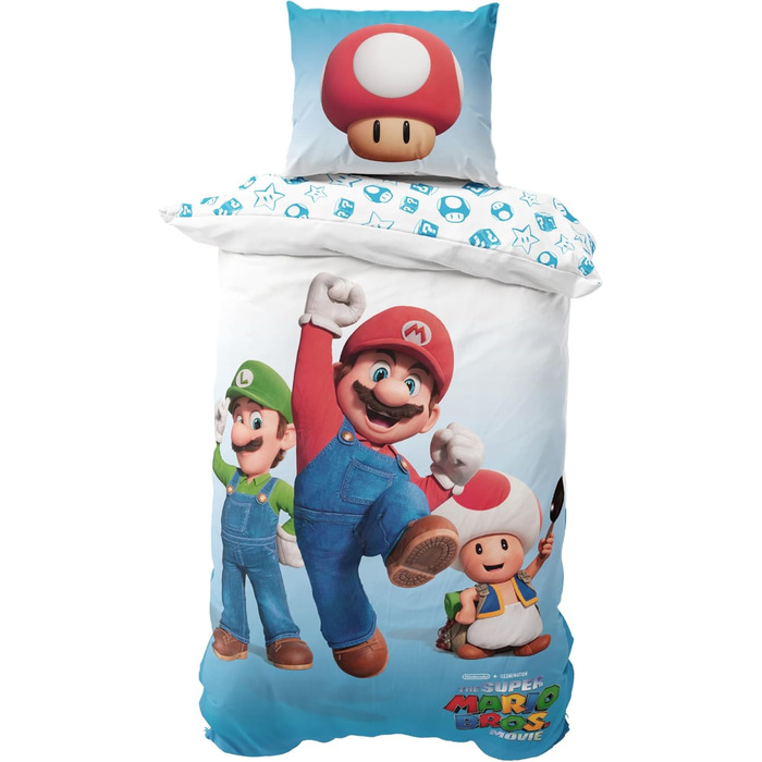 Комплект постільної білизни 135x200, Addams, Mario (Мікрофібра)