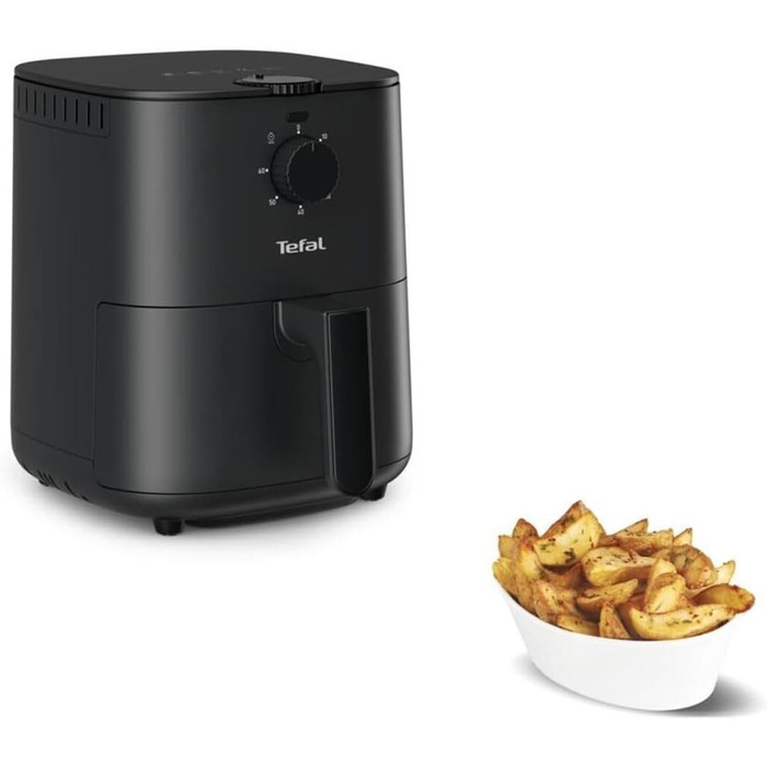 Фритюрниця Tefal EY1308 Easy Fry Essential, 3,5 л, без олії, компактна, енергозберігаюча, хрустка їжа, здорове приготування, частини для посудомийки