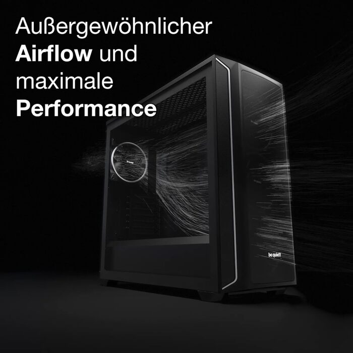 Корпус для ПК be quiet! Shadow Base 800, вентилятори Pure Wings 3 140mm PWM, USB 3.2 Gen 2 Type-C, підтримка E-ATX та радіаторів 420мм, загартоване скло, чорний
