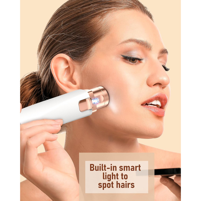 Електричний тример для брів та обличчя для жінок iFanzeTech: прецизійний триммер для брів та електричний жіночий гоління обличчя та бороди