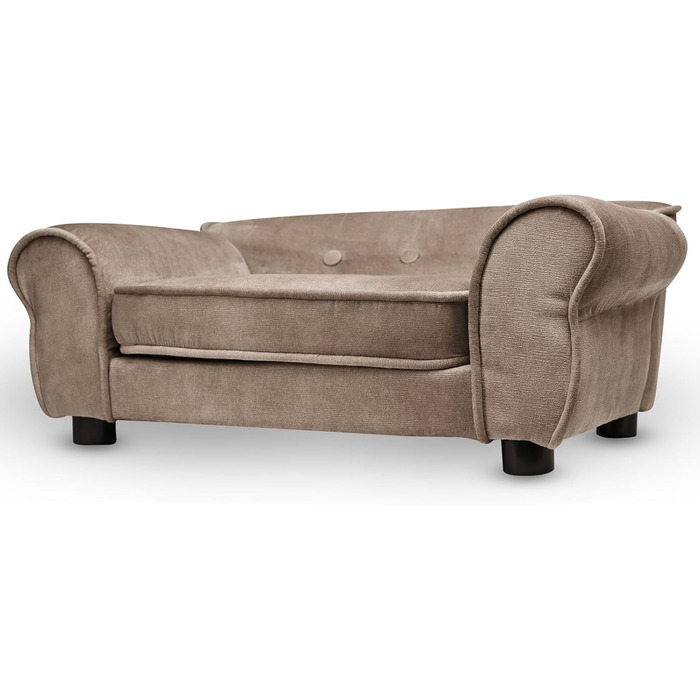 Диван для домашніх тварин MG Design темно-зелений – стабільний дерев'яний каркас, м'яке оздоблення, легко чиститься. Підходить для собак та котів, збірно-розбірний. Темно-зелений, W12 (Сірий – W04)