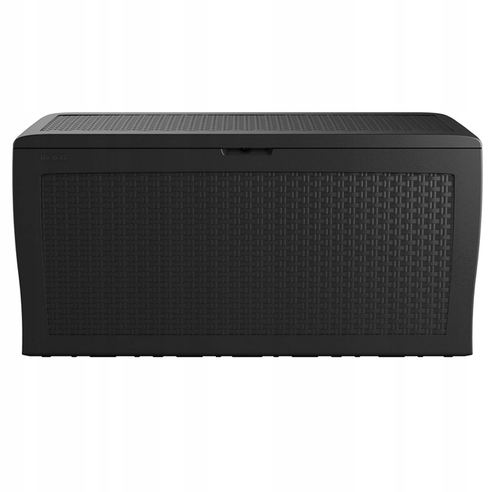 Садова скриня KETER Samoa Rattan Box 270 л, антрацит