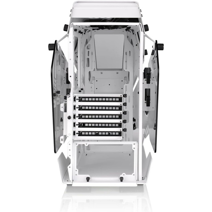 Корпус Thermaltake AH T200 Snow для Micro-ATX з 2 скляними панелями та дизайном гелікоптера, білий