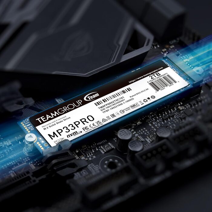 SSD TEAMGROUP MP33 PRO 1TB M.2 PCIe 2280 NVMe Gen3x4 - внутрішній SSD накопичувач