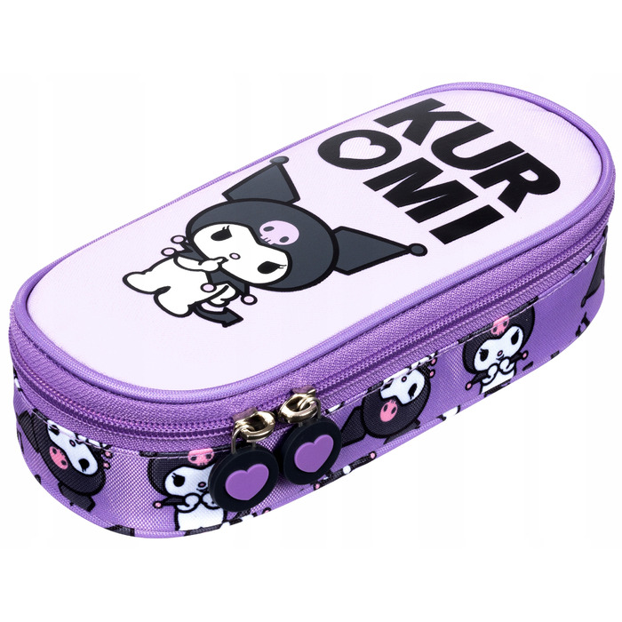 Багатовідсінковий шкільний рюкзак Kuromi St. Majewski, чорно-фіолетовий, 22 л
