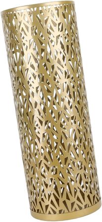 Підставка для парасоль під вхідні двері Topiky, кругла металева, золота (180x78 см)