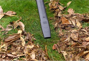 Black+Decker 3-in-1 Electric Leaf Blower/Vacuum BEBLV301 (3,000 Watts, with Shredder + attachable leaf rake, 72L collection bag backpack - high blowing speed & adjustable suction power)