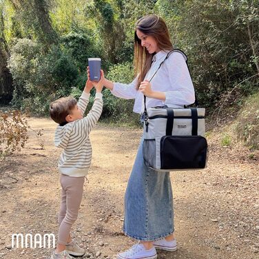 Термосумка для пікніка та транспортування їжі - 26L, складана, для пляшок та продуктів