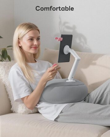 Гнучкий тримач-подушка для планшета SAIJI, підставка для iPad, Kindle та смартфонів (4.7