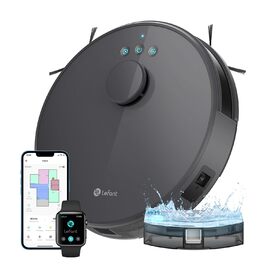 Робот-пилосос LEFANT M1 з функцією миття підлоги, 5500Pa, 200 хвилин роботи, мультимапінг, зони заборони, для шерсті тварин, килимів та твердих підлог