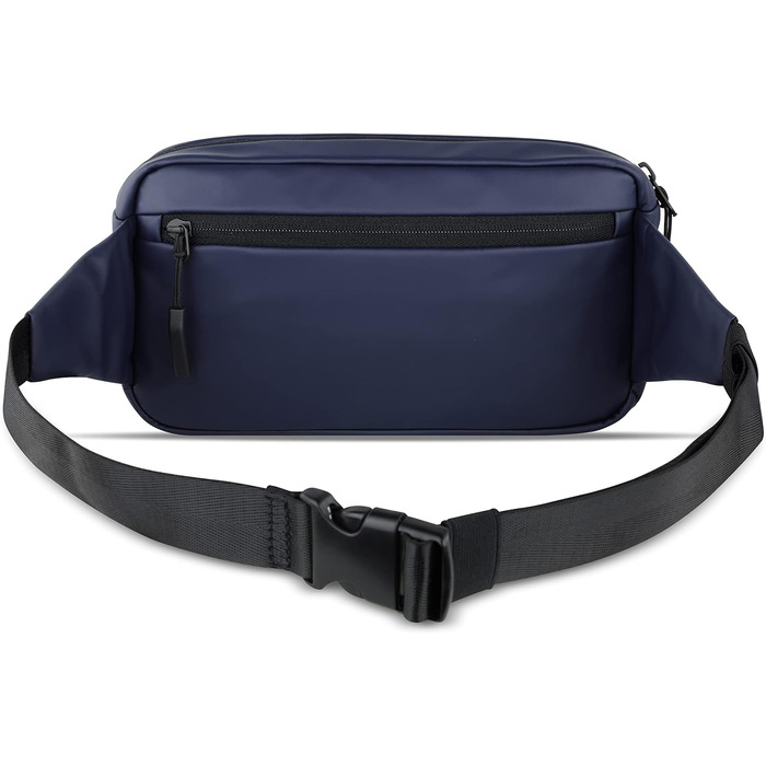 Чоловіча поясна сумка Bugatti Blanc Bauchtasche - для подорожей, повсякденного використання та спорту, блакитна