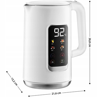 Електричний чайник Sencor SWK 0950WH, 2200 Вт, 1,7 л, білий
