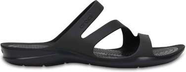 Сандалі Crocs Swiftwater W 203998462 чорні 41-42 EU жіночі шльопанці для пляжу та відпочинку