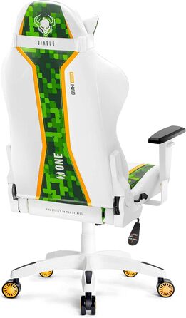 Ігрове крісло Diablo X-One 2.0 XL з ергономічним дизайном, регульованими підлокітниками, подушками для шиї та попереку, офісне крісло для геймерів, модель Craft King