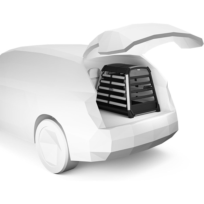 Трейлер для собак Thule Allax Hundebox Black/Aluminum XL Compact - переноска для собак в авто