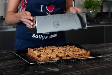 Sallys Backform Backring Tortenring round, rectangular, square, various sizes and shapes (baking molds, 24x19 cm up to 32x46 cm - 10 cm height)