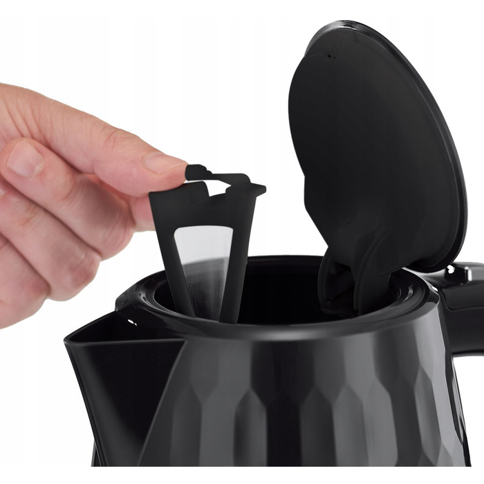 Електричний чайник Russell Hobbs Honeycomb, 2400 Вт, 1,7 л, чорний