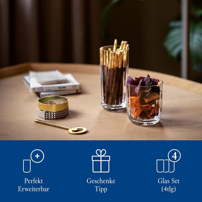 Villeroy & Boch Rose Garden: келих для шампанського, набір 4 шт., 120 мл, кришталеве скло (прозорий)