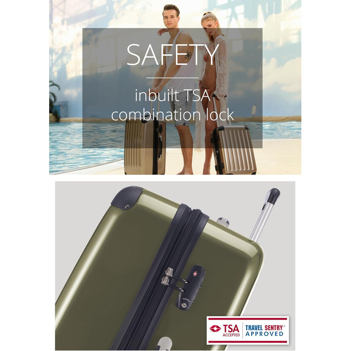 Чемодан Hauptstadtkoffer Alex TSA R2, 65 см, зелений (1 шт.)