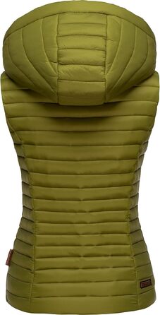 Жіноча перехідна куртка Navahoo - легка степкова жилетка з відстібною капюшоном Shadaa - 3XL (XS, Оливковий)