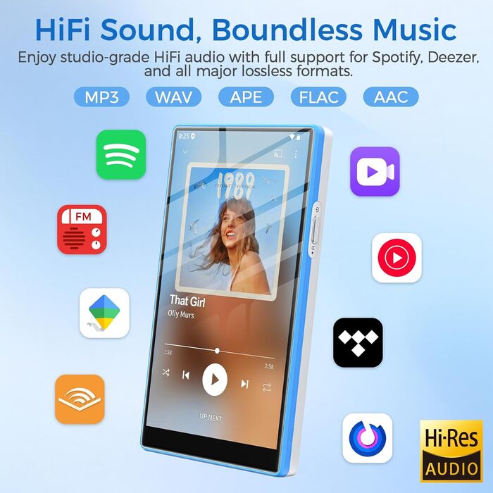 MP3 плеєр Spotify з Bluetooth та Wi-Fi, 5