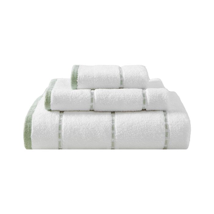 Набір рушників для ванної Tommy Bahama з м'якої бавовни, 3 предмети, Ridley Solid Green