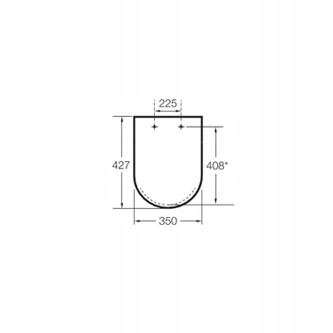 Сидіння для унітаза Roca Gap Square SLIM Compacto A801732001