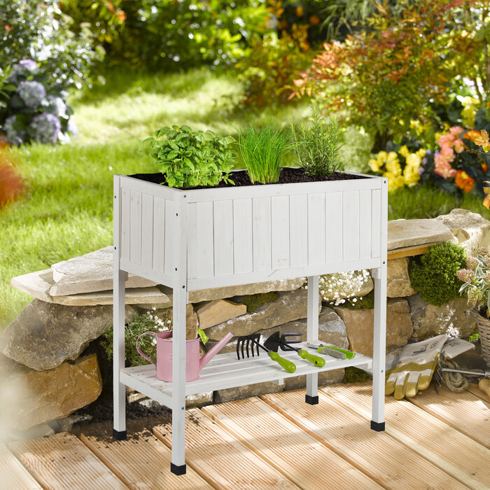 Relaxdays Raised Garden Bed made of Spruce Wood