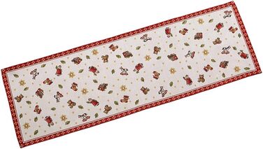 Villeroy & Boch – Toy's Delight Gobelin Table Runner Christmas, Multicolor, Machine Washable, Festive Christmas Table Runner, Christmas Tablecloth Runner, Placemat, Cotton/Polyester