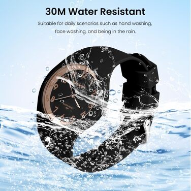 Жіночий годинник: аналоговий кварцовий годинник на силіконовому ремінці. Спортивний годинник для студентів та дорослих, чорного кольору.