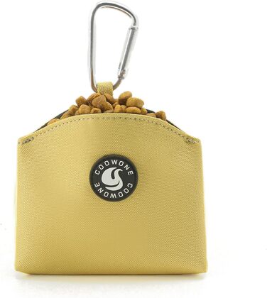 Сумка для ласощів для собак COOWONE, з магнітною застібкою, 900D Oxford, для тренувань та прогулянок (хакі)