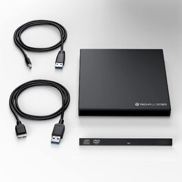 Зовнішній корпус для Slim SATA HDD/SSD накопичувачів techPulse120 USB 3.0, 9.5 мм (без диска)