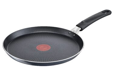 Пательня для млинців Tefal, алюмінієва, чорна, 25 см (не для індукційних плит)