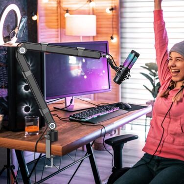 Кріплення для мікрофона HyperX QuadCast та інші - YOUSHARES W22 (з поп-фільтром)