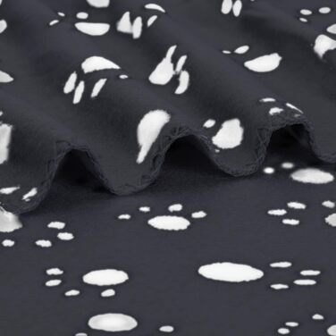 М'яка флісова підстилка для собак та котів Nobleza, 75х75 см, чорна