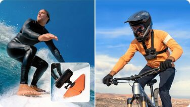 Кріплення Insta360 4 для вертикальної та горизонтальної зйомки