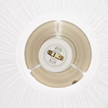 Relaxdays Table Lamp White Gold