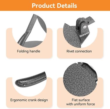 Пресс для тортилій та роті, 16.5 см, алюмінієвий, для тортилій, роті, кесадільї, бурріто, емпінад, з ручним притисканням