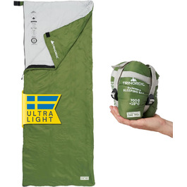 Trinordic 700g Ultralight Down Sleeping Bag - Anti-Snag Zipper - Compact Summer Sleeping Bag for Adults - Outdoor Hiking, Backpacking, Bikepacking & Travel