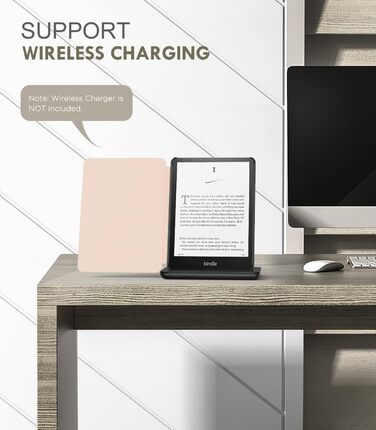 Чохол MoKo для Kindle Paperwhite 12th Gen 2024 та Kindle Colorsoft Signature Edition 2024, PU шкіра, авто-сон/пробудження, сірий ліс (kirschbogen)