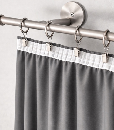 Текстильна штора для ванни NOW-ART, 150 x 180 см