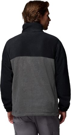 Чоловіча флісова куртка Columbia Steens Mountain Full Zip 2.0 на блискавці, чорна/сіра, розмір M
