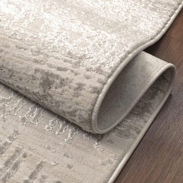 Килимок для вітальні SANAT Harmony - короткий ворс, 120x160 см, бежевий. Підходить для вітальні, коридору, їдальні, спальні, кухні та дитячої кімнати. Сертифікат Öko-Tex 100