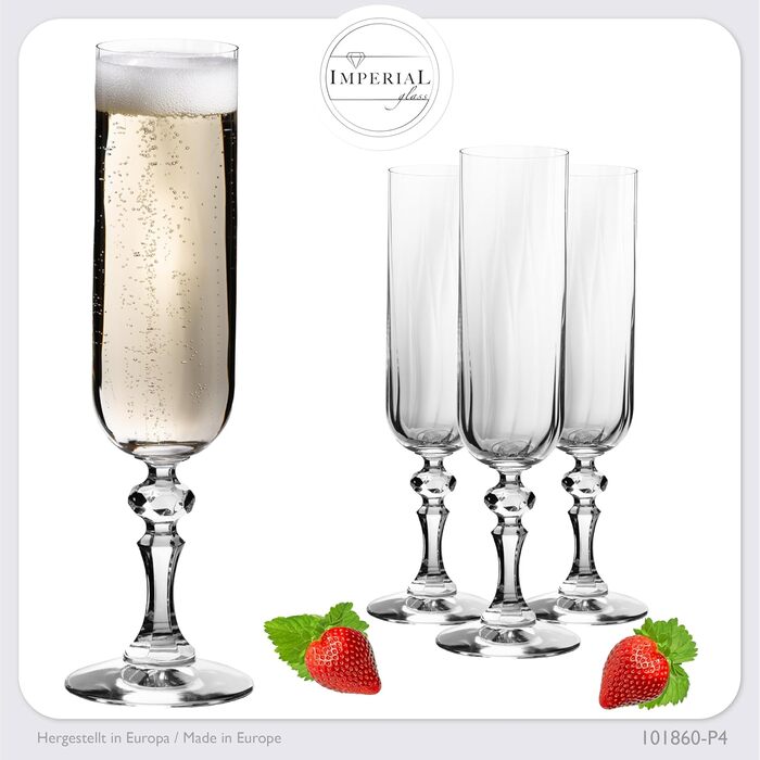 Набір келихів для білого вина 'Прага' 320 мл, 6 шт. з Crystalline скла, Vintage, для посудомийної машини