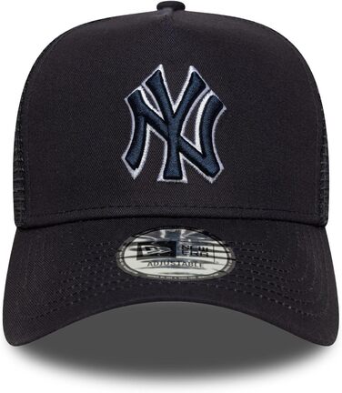 Кепка бейсболка New Era A-Frame Trucker з регульованим розміром, сітка, літо, New York Yankees (38326)