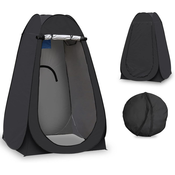 CLIPOP Portable Pop-Up Privacy Tent - Shower, Changing Room for Beach, Camping, Fishing, Hiking - Waterproof, UV Protection, with Carry Bag