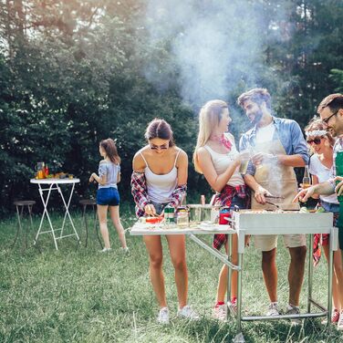 Барний стілець Relaxdays, подвійний набір, пластик, для вулиці та дому, висота 80 см, білий/чорний