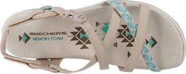 Сандалі жіночі Skechers Reggae Slim-Vacay 38 EU бежеві Duraleather
